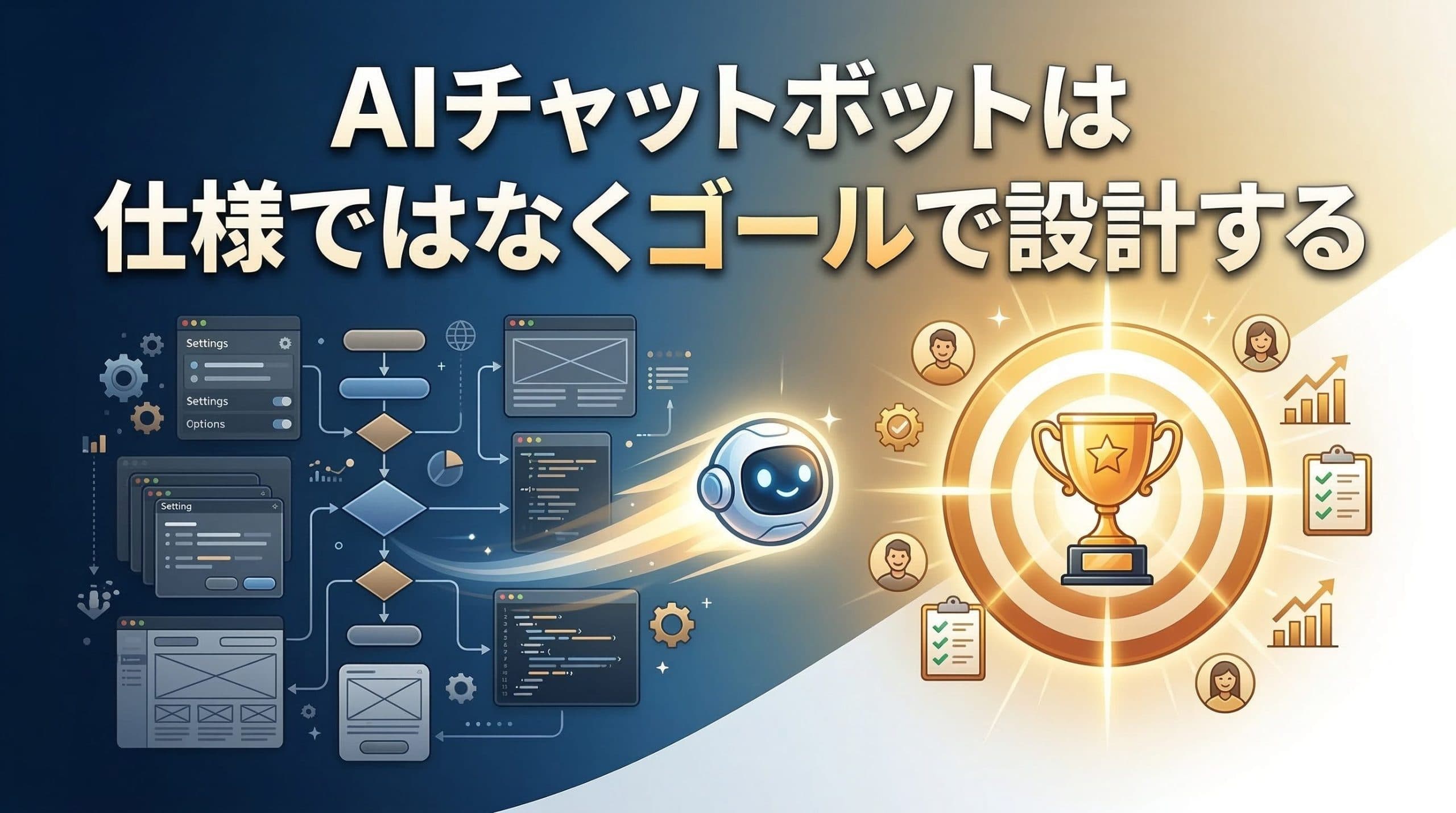 AIチャットボットは仕様ではなくゴールで設計する