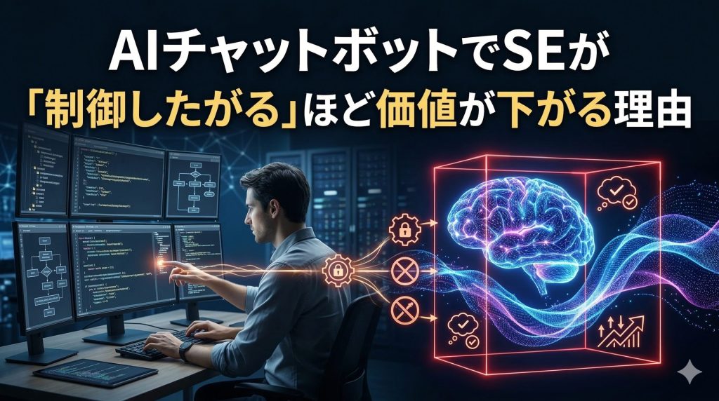 AIチャットボットでSEが「制御したがる」ほど価値が下がる理由
